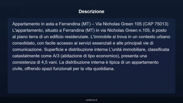 Immobile in asta di 99 m² in vendita a Ferrandina - Foto 4