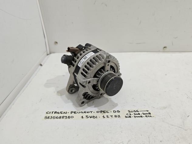 ALTERNATORE CITROEN C3 Serie 1617536780 1617536780 Turbo Benzina 1.2 (16)