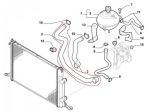 Tubo Radiatore Fiat Stilo 0108 1.9 JTD 46838046