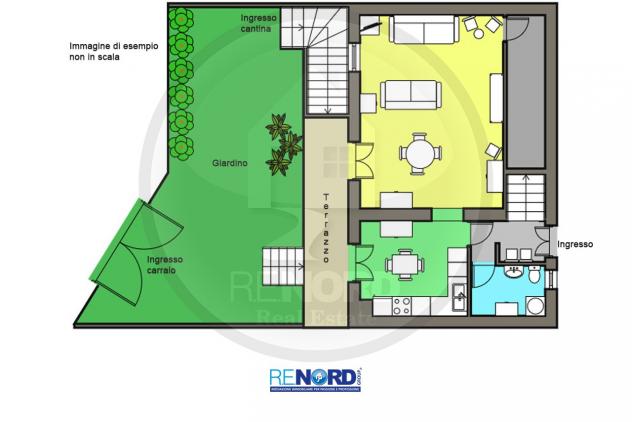 RIF. VIL7072 - INVERNO E MONTELEONE - Porzione di castello: abitazione di 5 locali e doppi servizi, cantina/taverna e giardino privato. - Foto 2