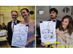 Animazione per matrimoni con caricature LIVE in tre minuti