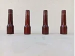 N. 4 Pipette Cappuccio Candele in Bachelite Fiat 124 128 131