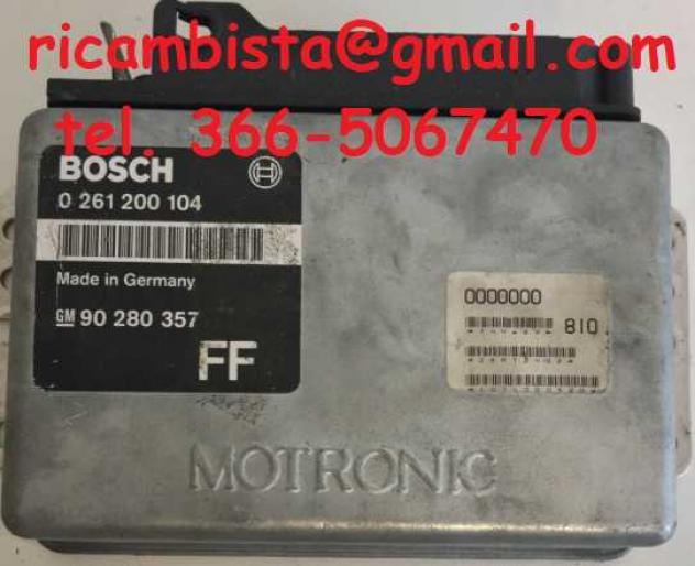 0261200104 90280357 Opel Kadett centralina motore Motronic
