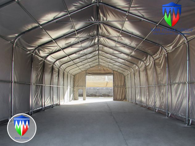 Tendoni Coperture in Pvc Ign. Deposito Industriale 8 x 18 x 4,40 mt. - Foto 5