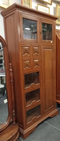 VENDO MOBILE PASTAIA CASSETTIERA DA NEGOZIO ANTIQUARIATO IN NOCE - Foto 3