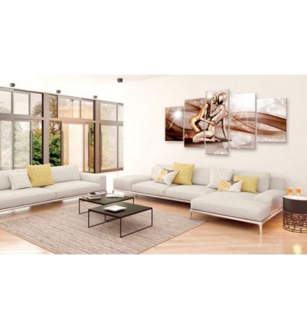 Quadro Bacio Alieno - Marrone - 100x50 E 200x100 ARREDALACASA - Foto 2