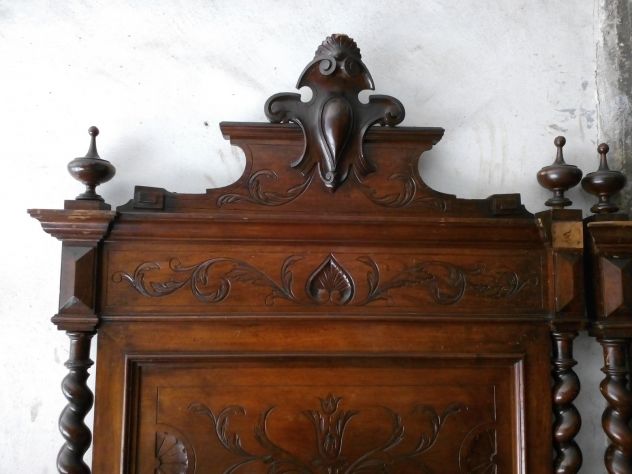 LETTO IN NOCE FINE 800 PIEMONTESE - Foto 3