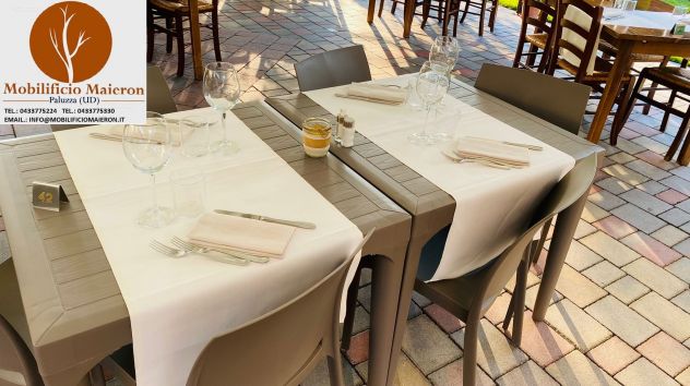 Sedie Tavoli Teramo In Polipropilene Impilabili Arredo Bar Ristorante Esterno - Foto 8