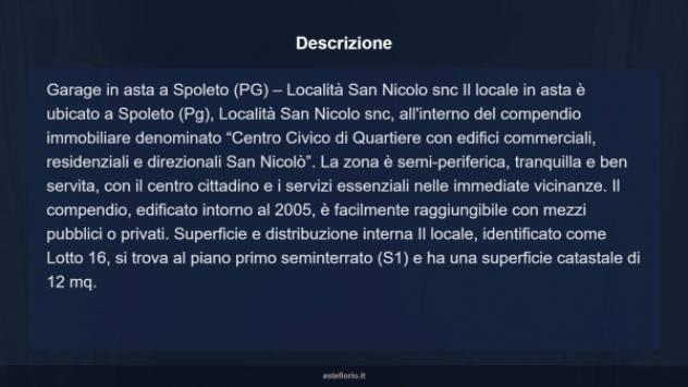 Immobile in asta di 12 m² in vendita a Spoleto - Foto 10