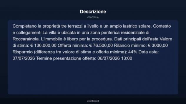 Immobile in asta di 303 m² con più di 5 locali in vendita a Roccarainola - Foto 12