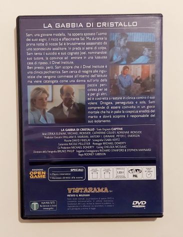 DVD La gabbia di cristallo.Captive Roger Cardinal(Regista) Vistarama Video, 1998 - Foto 2