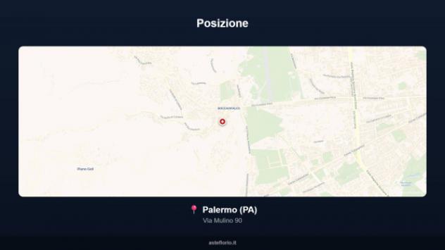 Immobile in asta di 175 m², box auto in vendita a Palermo - Foto 2
