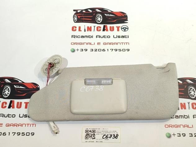 PARASOLE ALETTA ANTERIORE SX JEEP Cherokee 4° Serie K1CQ85DW1AB ENS (0508) - Foto 2