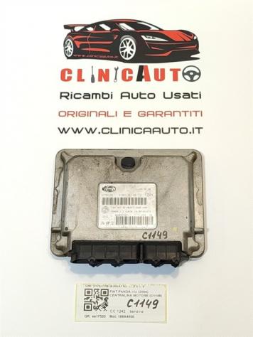 CENTRALINA MOTORE FIAT Panda 2° Serie 51793116 IAW4AFS2 188A4000 benzina 1242 (0310)