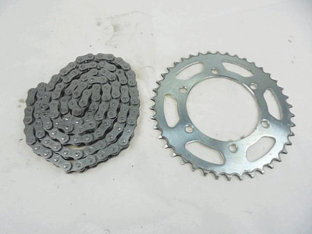 KIT CATENA CORONA KAWASAKI NINJA 300 ABS ( 2012 - 2017 ) 920570019 420410118 CHAIN SPROKET KIT