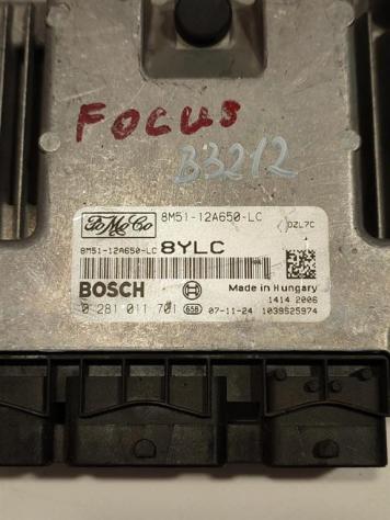 CENTRALINA MOTORE FORD Focus Berlina 3° Serie 8M51-12A650-LC 0281011701 HHDA diesel 1560 (0408) - Foto 2