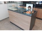 BANCO NEUTRO, LINEA "EASY", DA 150, COL. ROVERE E CASTELLO VETRI CORTO DA 100