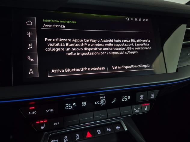 Audi A3 SPORTBACK TFSI MHEV S LINE EDITION S-TRONIC MATRIX SONOS TETTO CARPLAY 360 ACC AUTO UFFICIALE AUDI 1 PROPRIETARIO - Foto 4