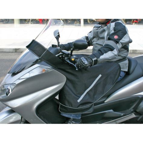 Termoscudo coprigambe per scooter Aprilia Gilera Honda Biondi Lampa - Foto 3
