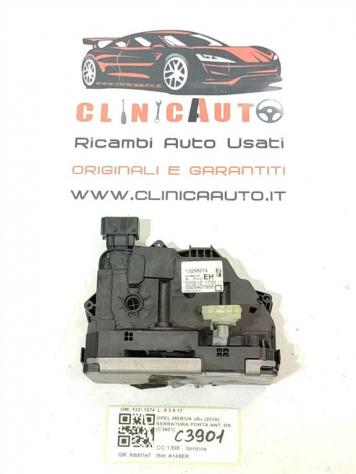 SERRATURA ANTERIORE DESTRA OPEL Meriva 3° Serie 13258274 A14XER (10)