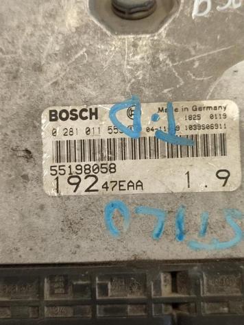 CENTRALINA MOTORE FIAT Stilo Berlina 5P 55198058 0281011553 192A8000 diesel 1910 (0110) - Foto 2