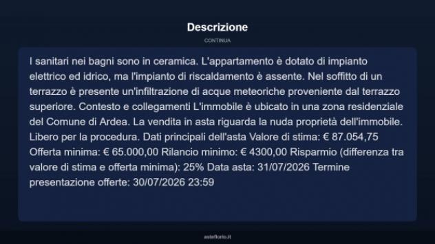 Immobile in asta di 71 m² in vendita a Ardea - Foto 9