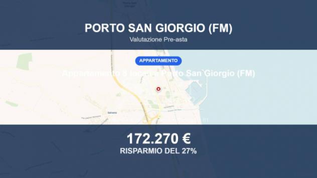 Immobile in asta di 118 m² con più di 5 locali e box auto in vendita a Porto San Giorgio