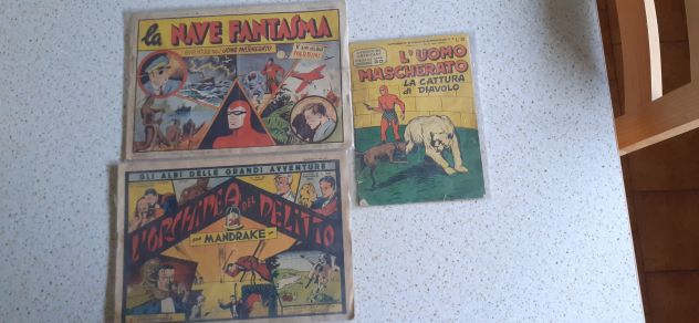 Fumetti d'epoca originali imbustati : L'umo mascherato -- Mandrake
