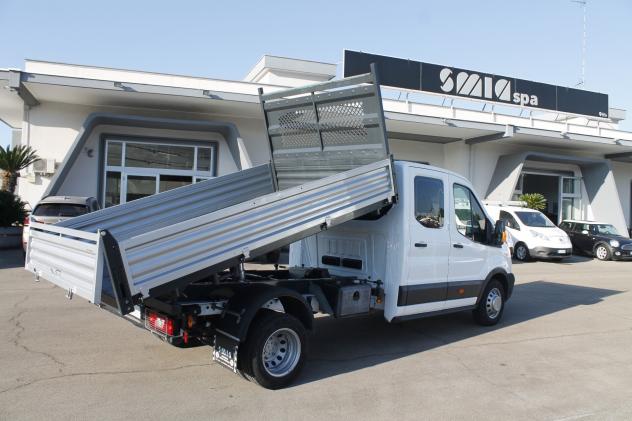 Ford Transit 350 2.0TDCi 170CV DOPPIA CABINA CASSONE RIBALTABILE MOTORE NUOVO - Foto 5