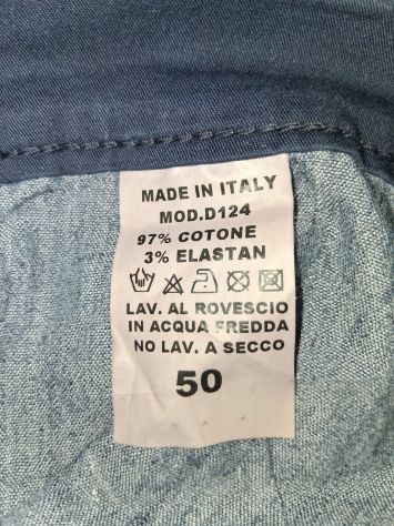 Pantaloni Jeans neri Donna Taglia Comoda 50 elasticizzati lunghezza caviglia - Foto 7