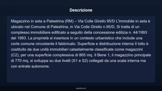 Immobile in asta di 865 m² in vendita a Palestrina - Foto 6