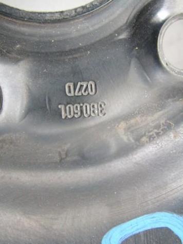 3B0601027D RUOTA DI SCORTA MICHELIN ENERGY AUDI A4 8E SW 1.9 D 96KW 5M 5P (2001) RICAMBIO USATO 195/65R15 91H A1203 6JX15H2 ET37 INTERASSE 5X112MM - Foto 7