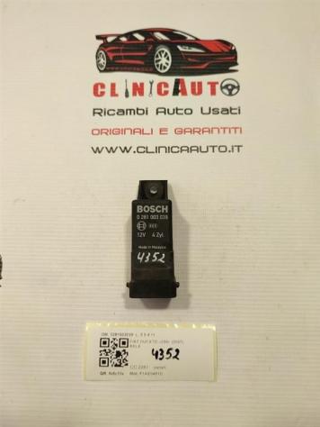 RELÈ FIAT Ducato 5° Serie 0281003039 F1AE0481D diesel 2287 (0614)