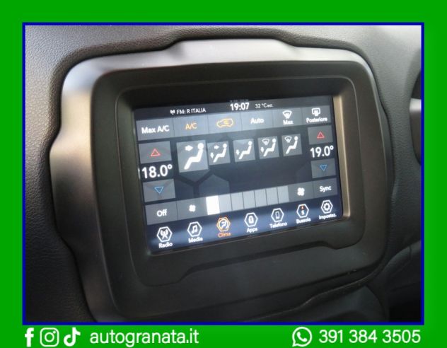 Jeep Renegade 1.6 Mjt Limited 130cv CarPlay+Android+Retroc. - Foto 9