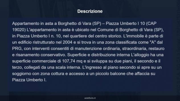 Immobile in asta di 107 m² con più di 5 locali in vendita a Borghetto di Vara - Foto 18