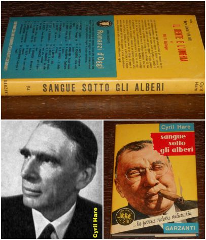 sangue sotto gli alberi. Cyril Hare, Serie gialla GARZANTI N. 94, 1^ Ed. 1956