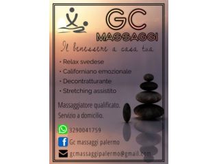 Massaggi - benessere Palermo - Massaggiatore qualificato e certificato a domicilio Tel:3290041759