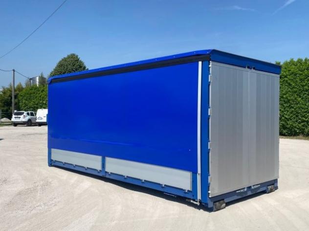 CONTAINER SCARRABILE NUOVO CENTINATO CON ALZA E A rif. 23772125 - Foto 5