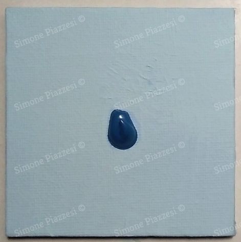 Quadro di Simone Piazzesi - GOCCIA BLU (2025)