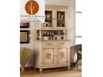 Arredi Classici Bari In Legno Decorati: Credenza 2 Ante Avorio Antico Filo Ocra