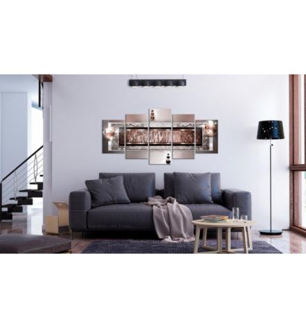 Quadro Elegantissimo Brown 100x50 E 200x100 ARREDALACASA - Foto 2