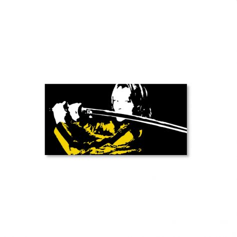 Quadro KILL BILL dipinto a mano pop art - Foto 2