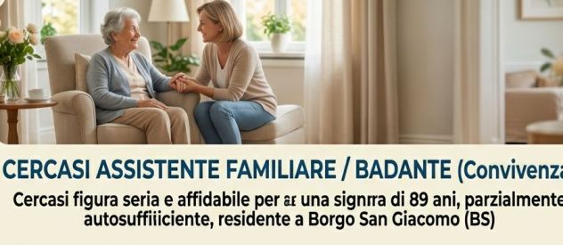 Assistente Famigliare / Badante Convivente