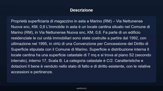Immobile in asta di 7 m² in vendita a Marino - Foto 4