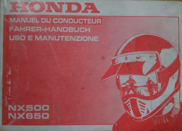 Honda XL XR XLV 250 350 500 750 650 CB 400 CBR900RR libretti uso manutenzione - Foto 6