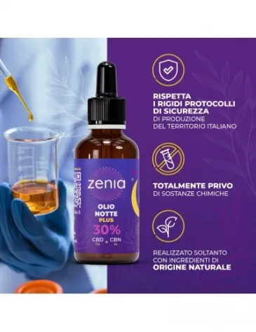 Zenia Olio Notte Plus CBN+CBD - Foto 9