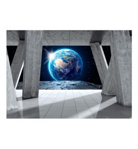 Fotomurale Adesivo Con Vista Sulla Terra Arredalacasa - Foto 2