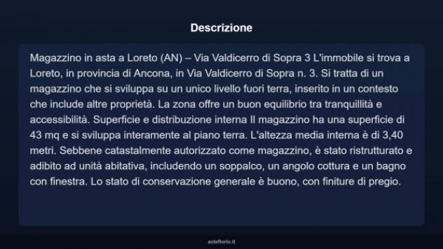 Immobile in asta di 43 m² in vendita a Loreto - Foto 3