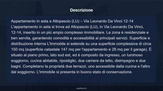 Immobile in asta di 149 m² con più di 5 locali e box auto in vendita a Altopascio - Foto 18
