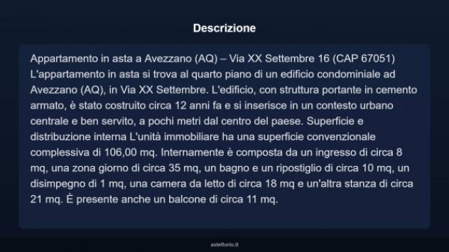 Immobile in asta di 106 m² in vendita a Avezzano - Foto 17